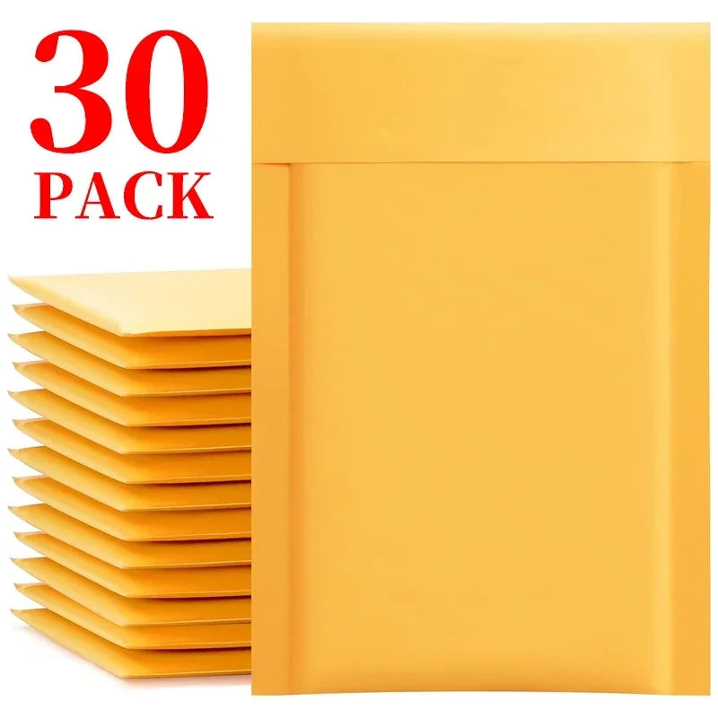 50-10Pack Bubble Envelopes Bags Self Seal Adhesive Padded Bubble Mailers Shockproof Anti Drop Envelopes Mailing Waterproof Bags