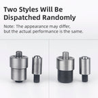 1Set Manual Aluminum Hand Press Machine Set with Double Cap Rivet Dies - DIY Leather Craft Supplies with Hole Punch Eyelet Tools