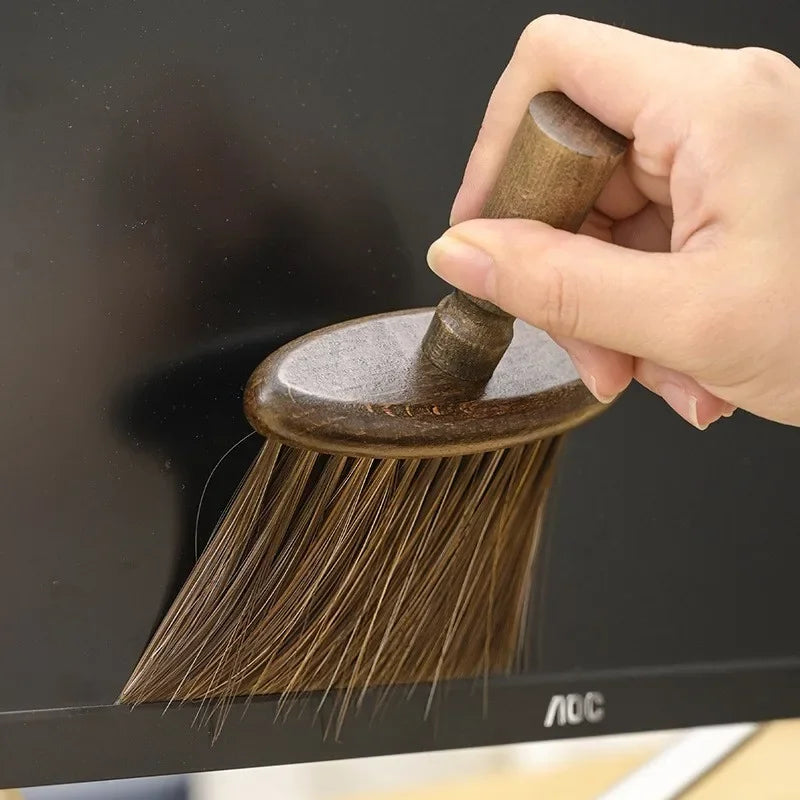 Multifunctional Gap Cleaning Wooden Brush Soft Bristles Keyboard Cleaning Brush Car Interior Cleaning Tools