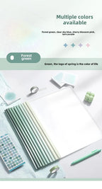 10pcs Transparent File Document Thicken Draw Rod A4 Folder Test Paper Storage Bag Clip Office Folder Organizer Office Supplies