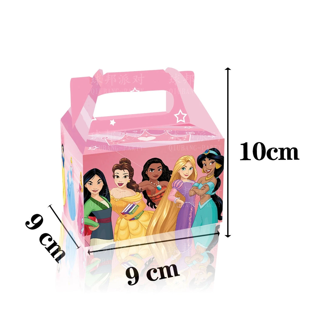 Princess Party Supplies Birthday Disposable Tableware Set  Tablecloth Paper  Plate Napkin for Kid Girl Birthday Supplies