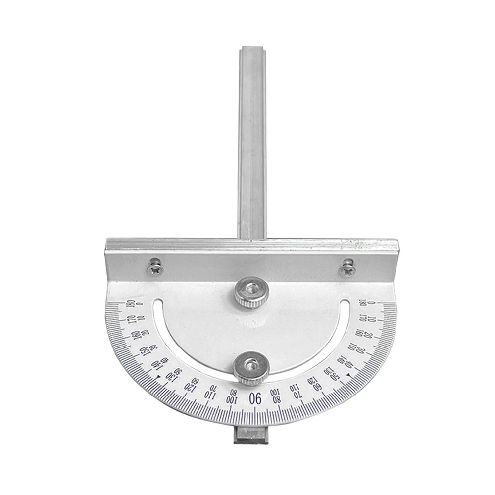 Table Saw Angle Ruler Meter Measure Protractor Ruler 180 Degree Guage Goniometer Stainless Steel Woodworking Measurement Tool