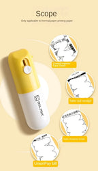 2 In 1 Thermal Paper Correction Fluid with Unboxing Knife Durable Thermal Paper Data Identity Protection Fluid Eraser Box Opener