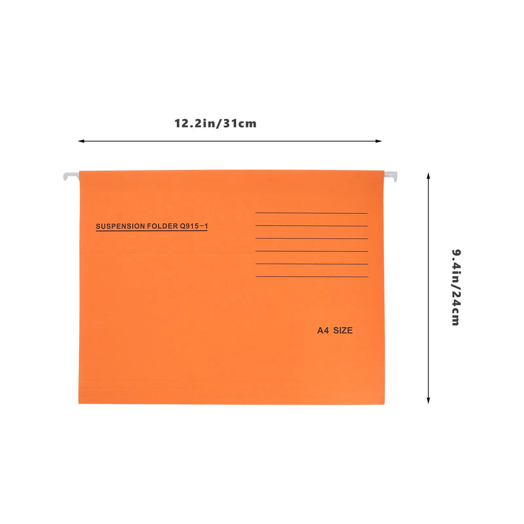 8 Pieces A4 Suspension Folders Hanging File Folder Office Supplies Document Holder ganizer Fits Filing Cabinets Bright Storage