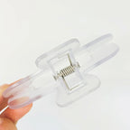 1Pcs Simple Fixed Book Clips Frosted Transparent Page Holder For Reading Tool Memo Clip Desk Accessories Practical Note Holder