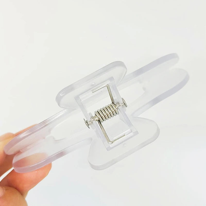 1Pcs Simple Fixed Book Clips Frosted Transparent Page Holder For Reading Tool Memo Clip Desk Accessories Practical Note Holder