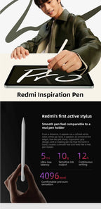 Original Xiaomi Redmi Pad 2 Stylus Pen Redmi Pad Pro Tablet 4096 level Sense Drawing Writing Redmi Smart Pen Xiaomi Smart Pen