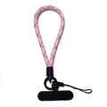 Phone Lanyard Wrist Strap Woven Phone Lanyard Creative Keychain Hanging Rope Anti-lost Security Wristband Universal Short Rope