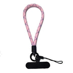 Phone Lanyard Wrist Strap Woven Phone Lanyard Creative Keychain Hanging Rope Anti-lost Security Wristband Universal Short Rope