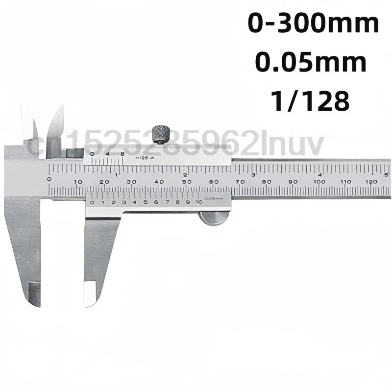 CNC Vernier Caliper 530-118  8" 0-200mm Metal Vernier Calipers Inside Outside Depth Step Measurements Tool Metric