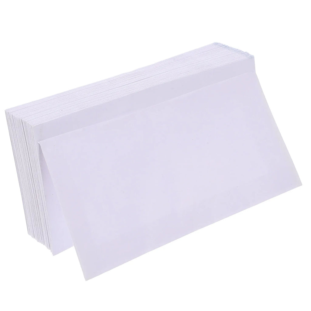 60Pcs Paper Envelopes Business Security Self Seal Simple Style Convenient Letter Sized Multi Function Writing Invitation Card