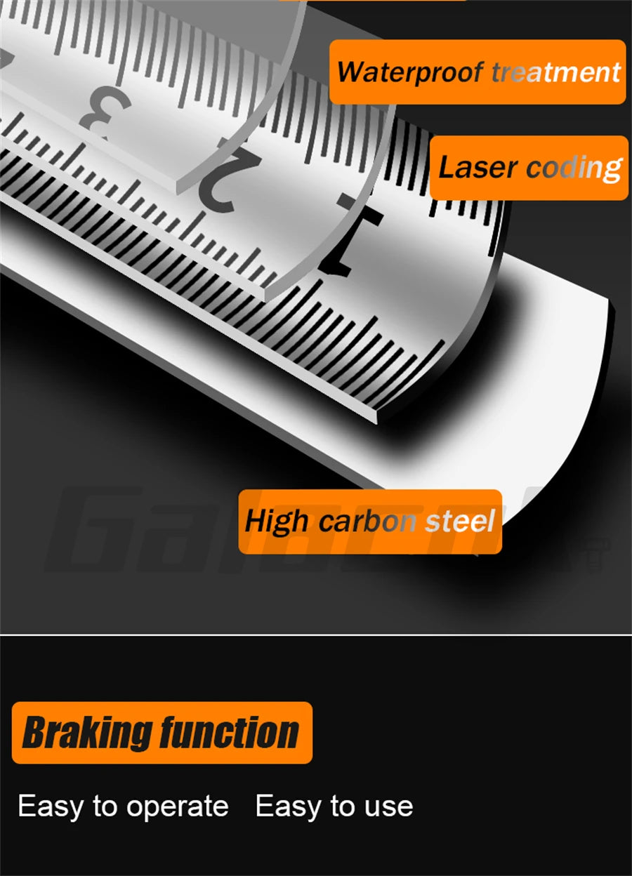 3/5/7.5/10 meter tape measure Anti-drop stainless steel tape measure Home site construction meter measure puller rule