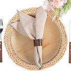 6/10/12 pcs Cotton Linen Napkin 40cm Napkin Muslin Tea Towels Dinner Retro Cheesecloth Wedding Party Rustic Table Decoration