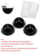 Reusable Aluminum Coffee Capsules Compatible with Nespresso Vertuo Machine - Durable Coffee Pod Shells for Espresso Lovers