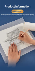 AngelMark Tracing Paper Roll High Transparent Draft Rotring Drawing Paper Sketch Copy Paper Pattern Painting Paper for Sewing