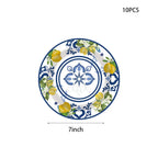 Lemon Birthday Decoration Sicilian Lemon Paper Plates Cups Napkins Tablecloth Banners Spiral Baptism Dolce Vita Party Supplies