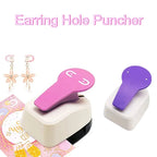 diy Earring Hole Puncher Earring Card Hole Punch Scrapbooking Paper Punch Earring Card Punch Hole Puncher DIY Punching Machine