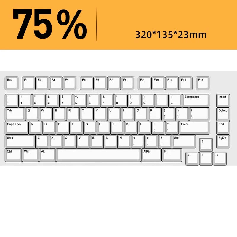 Mechanical Keyboard Dust Cover Acrylic Protecting Shell Hot Bent Compatible With Layout 60 68 87 104 96 WOOTING ROG Azoth IKKI