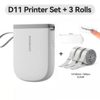 Niimbot D11 Mini Printer Wireless Phone Pocket Thermal Label Maker USB Rechargeable Inkless DIY Name Price Tag Sticker Machine