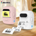 Mini Label Maker P50 Inkless Thermal Label Printer Adhesive Sticker Printer Similar as M110 Marklife P50 E210 or 1PK Label Tape