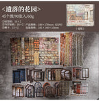 90Pcs Favorites Notebooks Decorative border Material paper handbook material European Coffee Manuscripts Pad collage Scrapbook