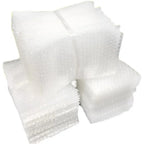100pcs 15x20cm Plastic Wrap Envelope White Packing PE Clear Shockproof Packaging Bag Double Film Bubble Bag