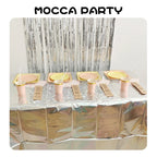 10pcs/set Disposable Birthday Tableware Cup Paper Plate Straws Birthday Party Wedding Decoration Kids Baby Shower Party Supplies