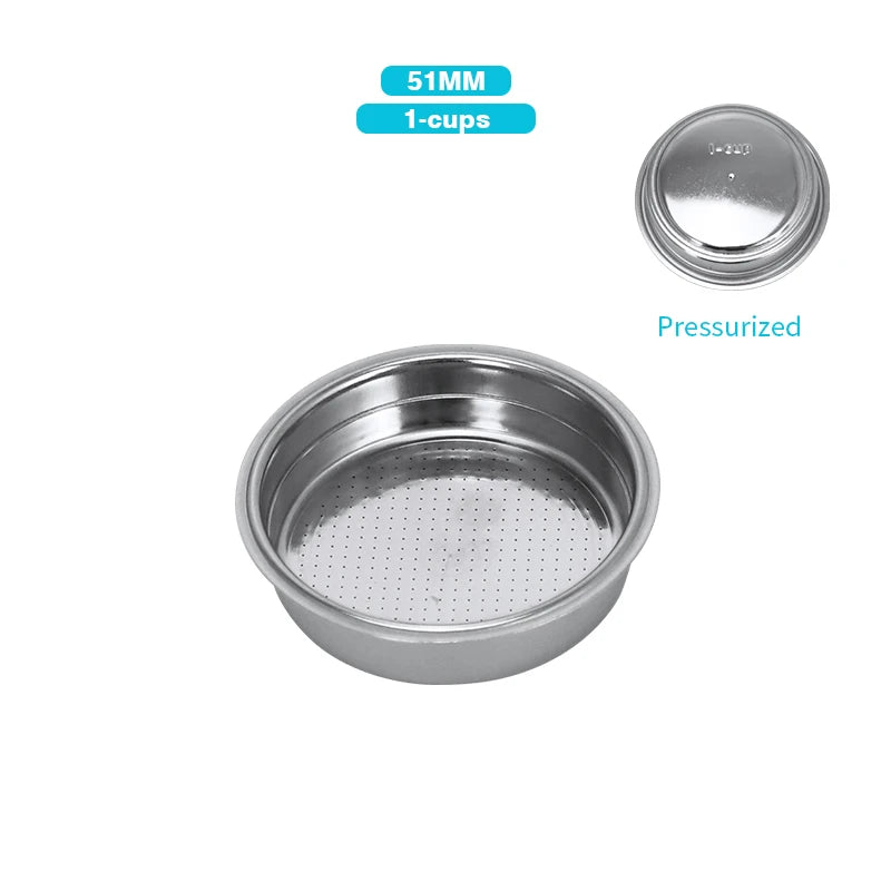 Coffee Filter Basket 51mm 54mm 58MM Stainless Steel Replacement For Bottomless Portafilter Espresso Tools Barista Accessories