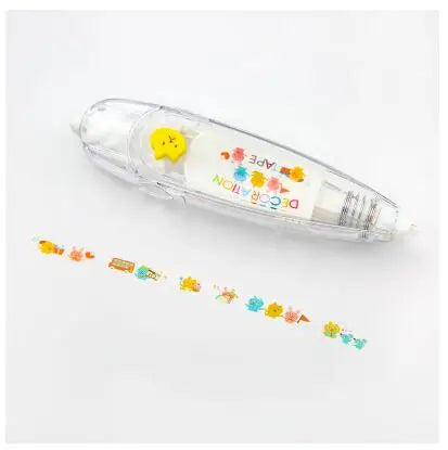 1 pc Kawaii Animals Mechanical Decorative Correction Tape Corrector Diary Diy Journal Art Supplies Gift Accessories School