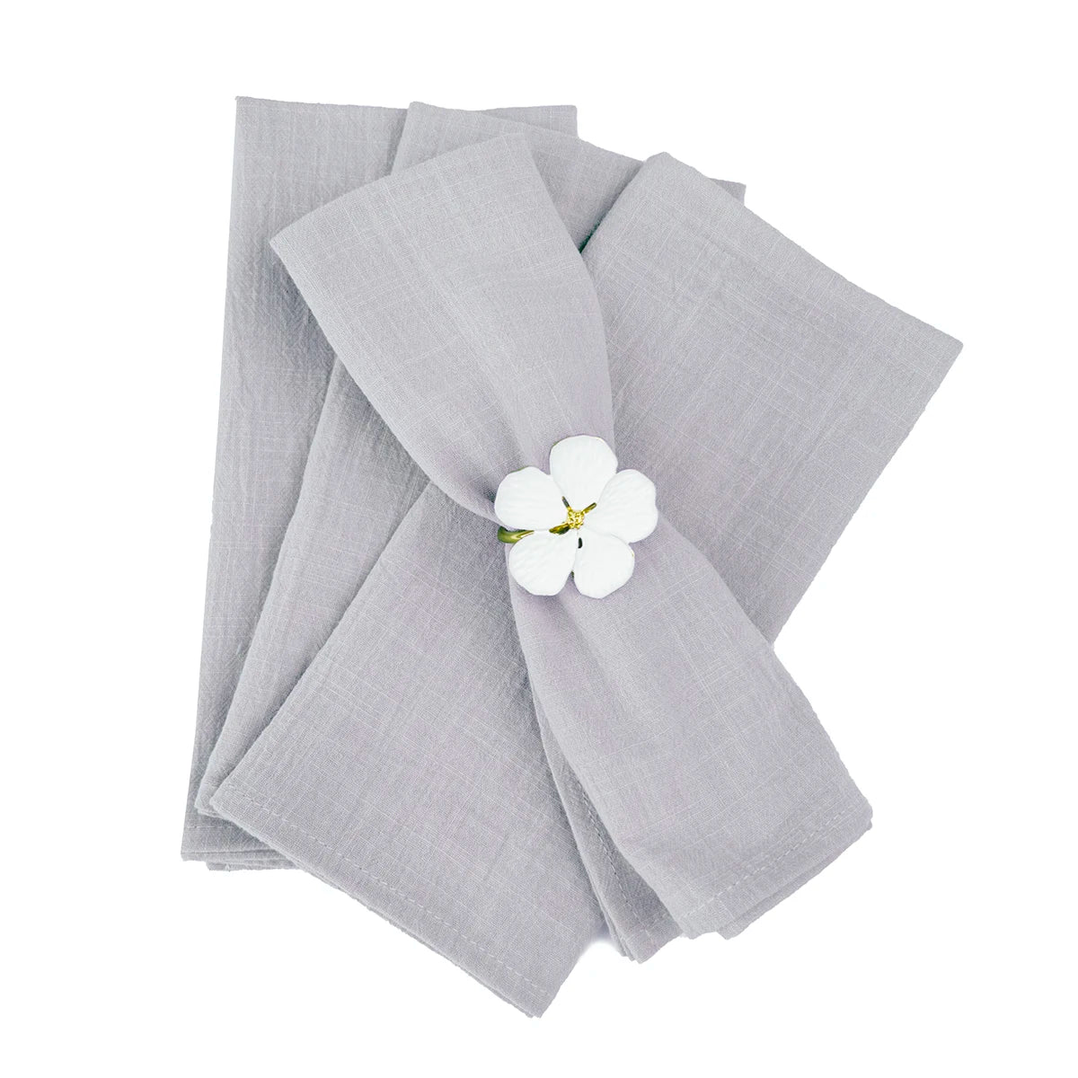 4PCS 30x45cm 100% Cotton Christmas Green Napkin Blue Reusable Wedding Party Table Decor Retro Napkins