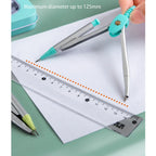 Compass Set Ruler Measurement Set Learning Professional Multifunctional Drawing Tool Set Ruler and Ruler Eight-pcs Set