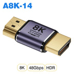 NNBILI HDMI2.1 48Gbps 8K@60Hz 4K@120Hz Ultra High-Speed Adapter Mini/Micro HDMI to HDMI Converter for PS5 X/S PC HDTV Projector