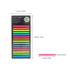 1800pcs Transparent Long Strip Index Tabs Page Markers For Notebooks Journals Book Annotation Supplies Office