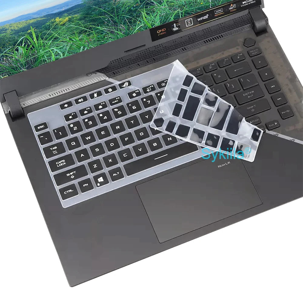 Keyboard Cover for ROG Zephyrus G14 G15 G16 M15 M16 S15 S17 G M S Duo GU605 GA605 GA503 GA403 Silicone Protector Skin Case