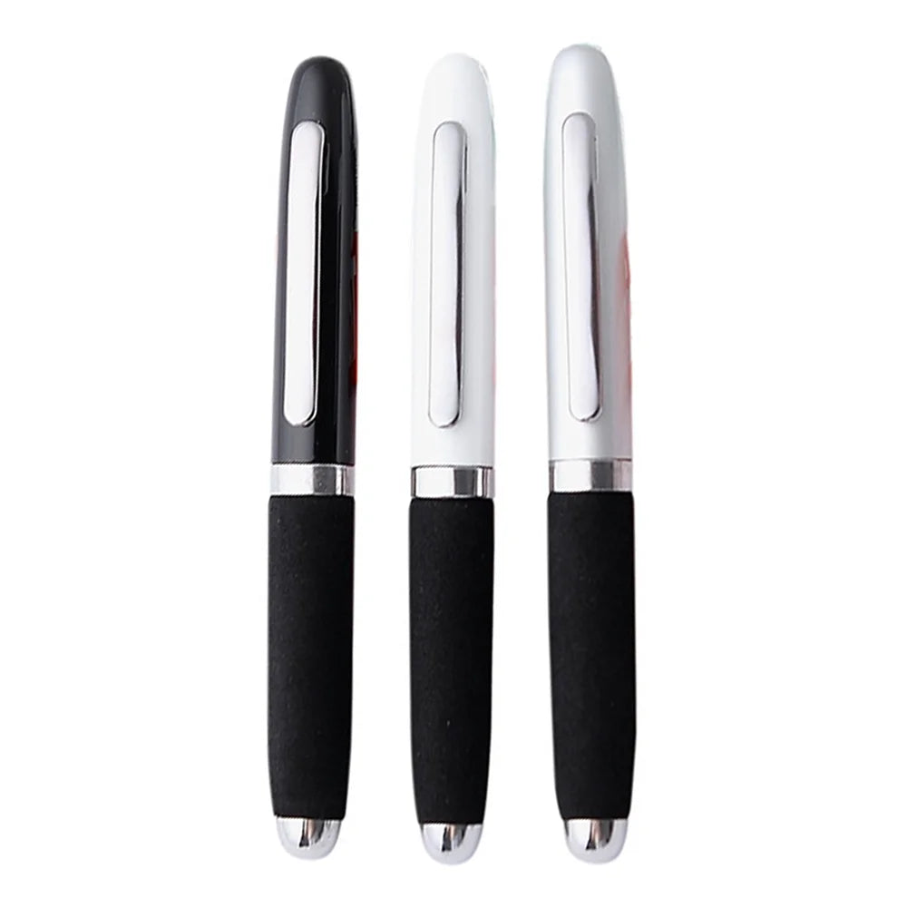 STONEGO Fashion Wallet Pen Short Paragraph Gift Travel Pocket Pen Mini Pocket Short Clip Metal RollerBall Pen Travel Pocket Pen