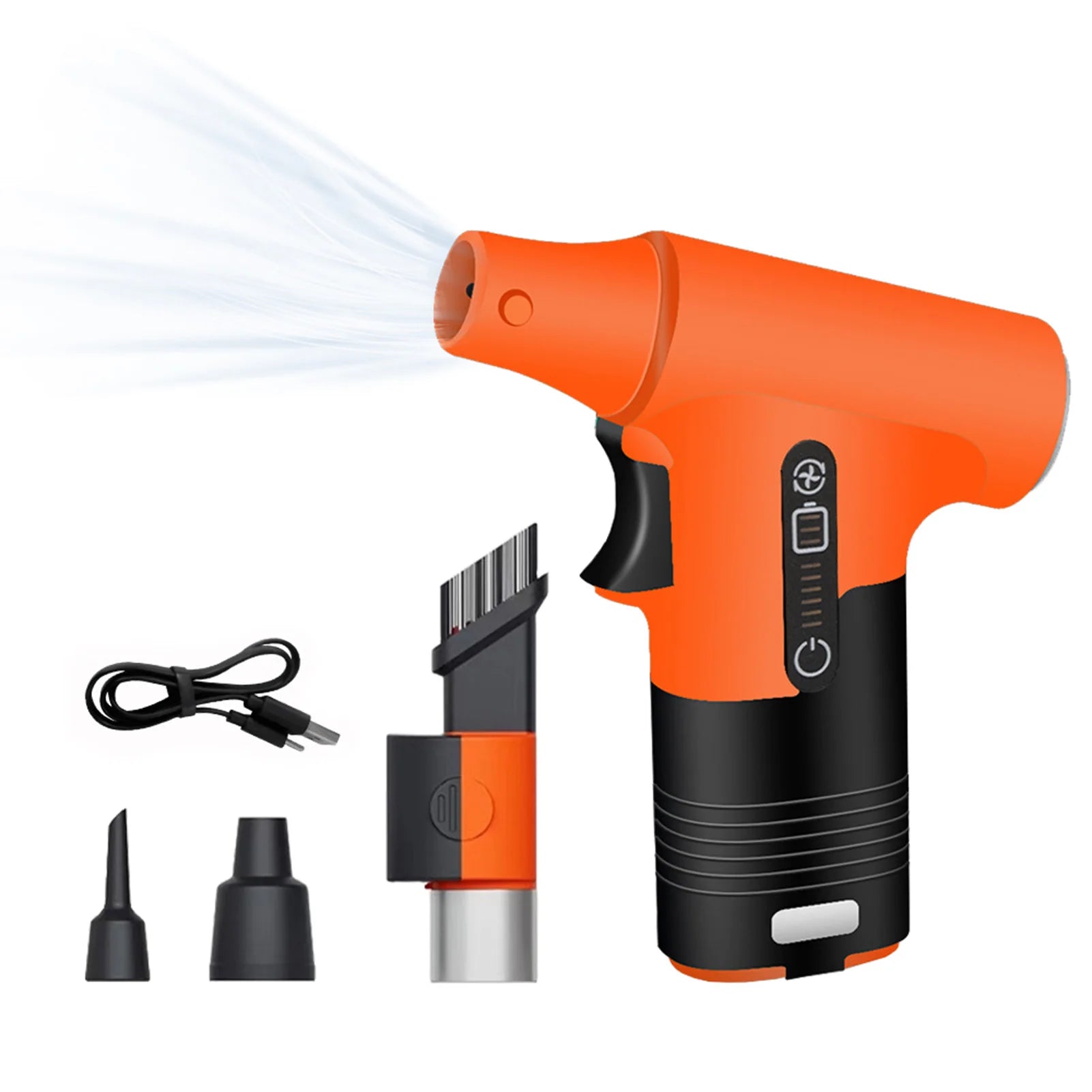 130000RPM Mini Turbo Fan Blowing and Suction Dual-purpose Dust Removal Jet Dry Blower Portable Handheld Comp Electric Air Duster