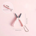 1pc Mini Portable Folding Scissors Creative In Pastel Colors Stainless Steel Paper Cutting Art Projects Office School Supplies