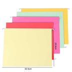 10PCS A4 Hanging File Folder Letter Size Portable Hanging Document Clip Large Capacity Paper Hanging File Organizer Home