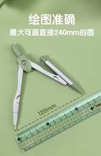 8 In1 Compass Ruler Set Mathematical Geometry Plate Stationery Math For Students Drawing Accessori 2220