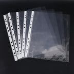 A4 Loose Leaf Binder 3 Ring Folder Transparent File Organizer Office Document Management School Storage System