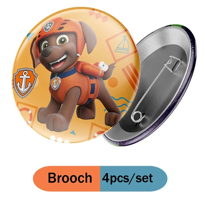 Zuma Paw Patrol Orange Birthday Decorations Cartoon Theme Kid Baby Shower Party Banner Balloon Plate Tablecloth Supplie Toy Gift