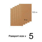 5pcs/lot Replace Note Books 100GSM Journal Inner Paper 4 Sizes 64 Pages Inserts Blank Grid Lineds A5 Notebooks Back to School