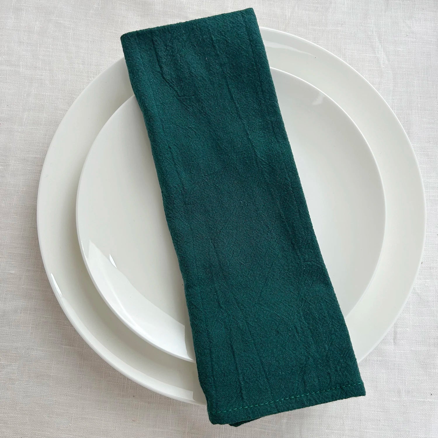 4PC 30X45CM Wedding Cloth Napkins Sage Green Cotton Fabric  Dinner Kitchen Tea Towels Table Design Mat Christmas Decoration