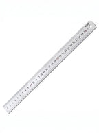 1Pcs 15/20/30/40/50/60100cm Stainless Steel Metal Straight Ruler For Home School Precision Measuring Tool Drawing Tool Supplies