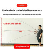 Nylon Coated Tempered Steel Measuring Tape Waterproof Non-Hurtful Hands with Metal Axle 3m 5m 10m Steel Tape Measuring Cheap