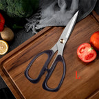1PC，Durable Stainless Steel Household Scissors Office Scissors Paper Tailor Scissors Garden Scissors Household Scissors Tools