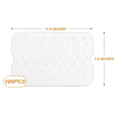 Air Fryer Parchment Paper for FG551 Ninja Foodi Smart XL 6-in-1 Indoor Grill Non-stick Perforated Airfryer Liner Baking Tools