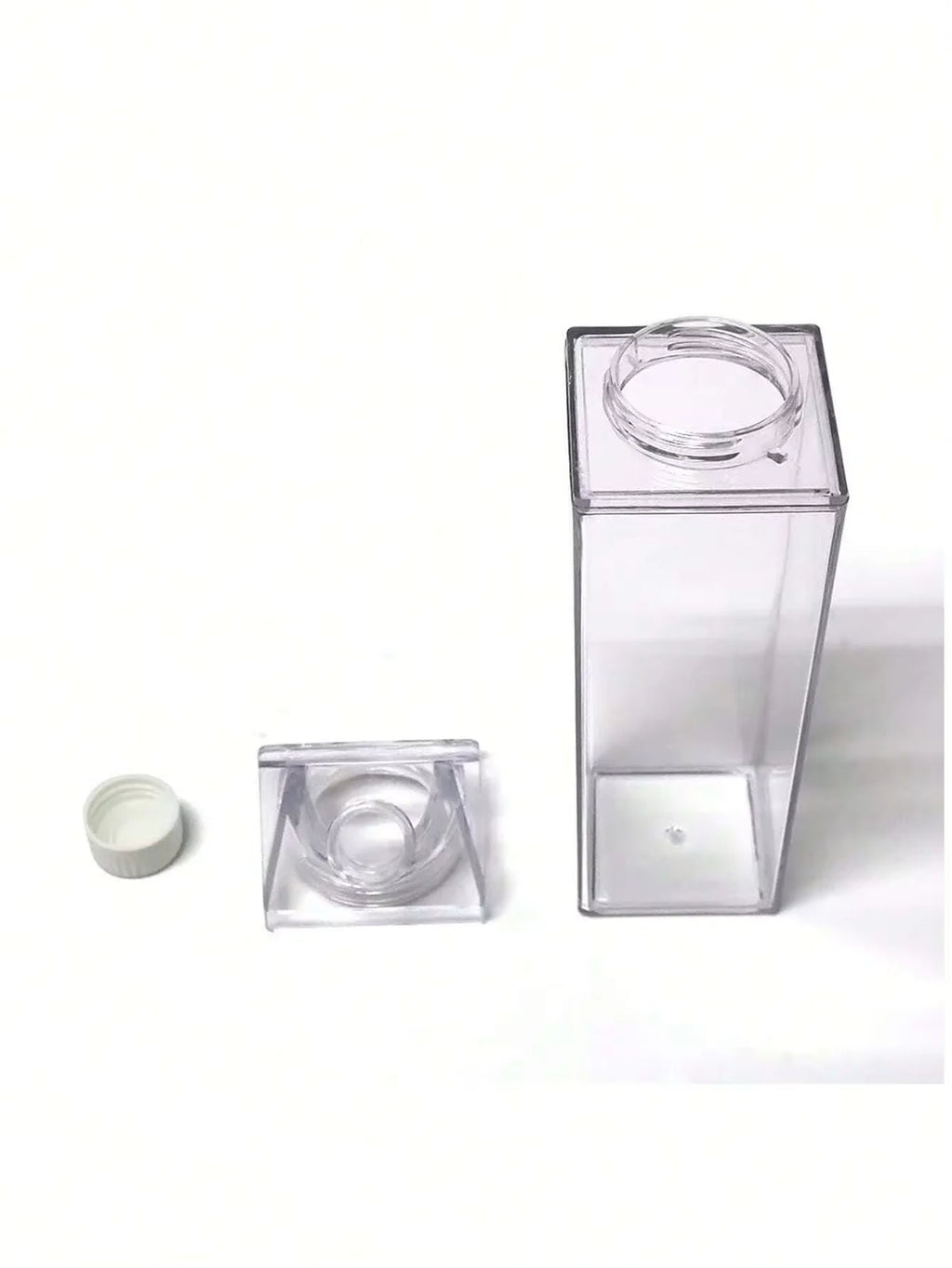 500/1000ml Milk Carton Water Bottle Transparent Plastic Portable Clear Box For Juice Tea Milk Bottles Drinking Cup