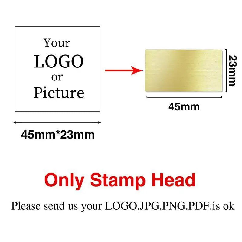 Custom Stamps Personalized Logo Metal Stamps Custom Wax Seals Stamps Customize Your Own Logo Gift Stamps Invitation Stamps