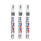 1/3/6/12 Colors Permanent Paint Marker White/Gold/silver Markers for Car Tire Tread Rubber Fabric Paint Metal Paint Marker Pens